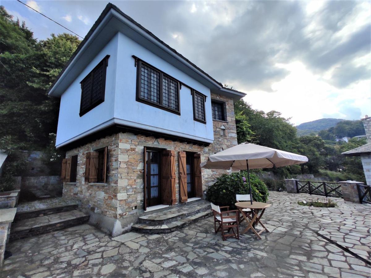 Cozy Blue Stone House With A Great Sea View. Villa Tsagarada Ngoại thất bức ảnh