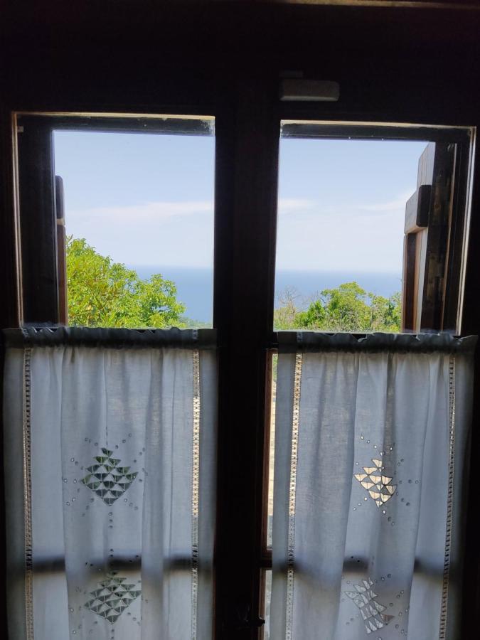 Cozy Blue Stone House With A Great Sea View. Villa Tsagarada Ngoại thất bức ảnh